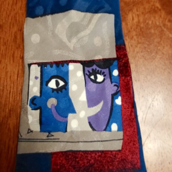 Celebration by Hallmark ~ 90s ~ 100% Silk Necktie ~ Excellent Condition - Picture 3 of 8